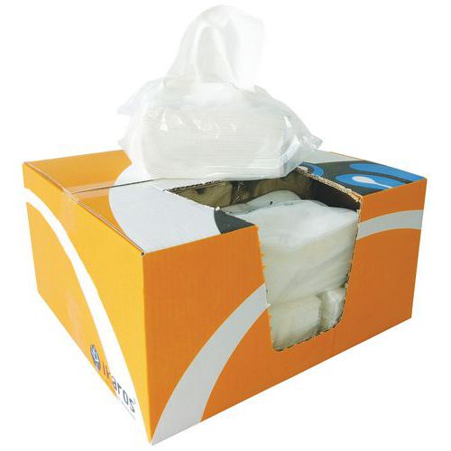Panno in tessuto non tessuto Ikatex - Scatola di distribuzione di pacchetti - 500 panni