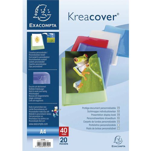 Proteggi-documenti semirigido Kreacover A4