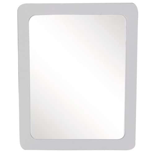 Specchio infrangibile per bagni con cornice in PVC - Manutan Expert