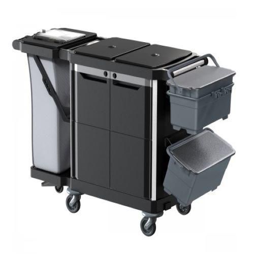 Carrello per le pulizie e di servizio speciale sanità Opera 11.2 R - Plastica riciclata