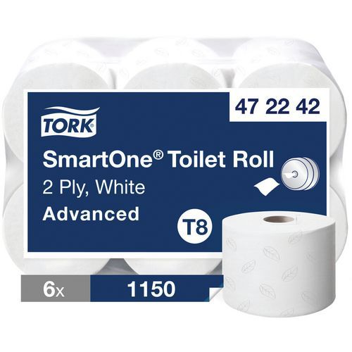Carta igienica Tork Advanced SmartOne - Rotolo - T8