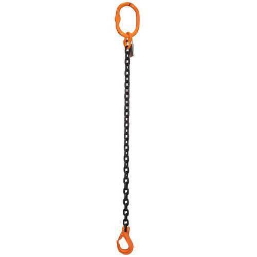 Imbracatura a catena a 1 trefolo - portata da 1.120 a 8.000 kg - Non regolabile tramite gancio autobloccante