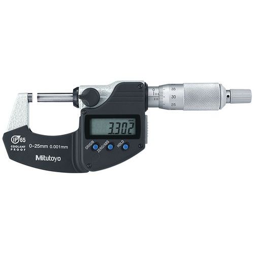 Micrometro digitale a tenuta stagna - Campo da 0 a 25 mm