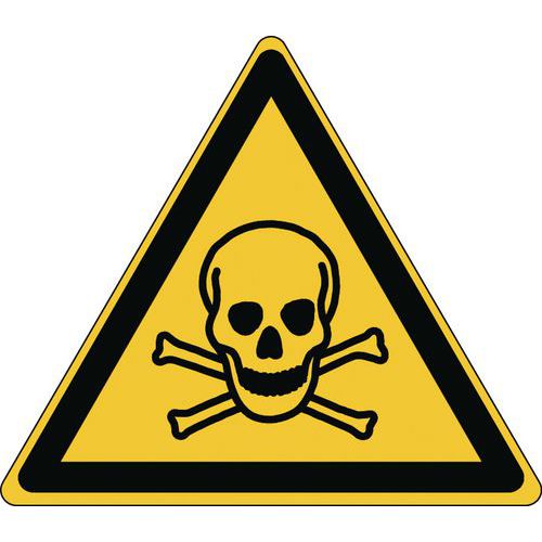 Cartello di pericolo - Sostanze tossiche - Rigido