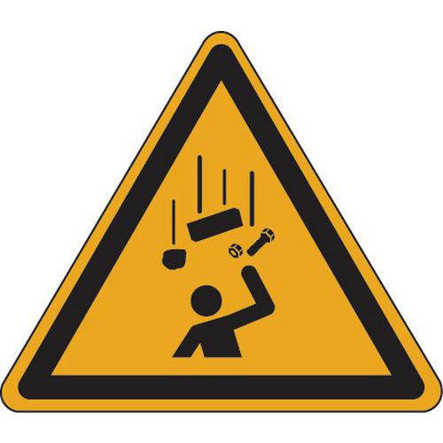 Cartello di pericolo - Caduta di oggetti - Alluminio