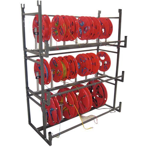 Scaffalatura per svolgitori di bobine e rotoli Bobi-Rack - Cable Equipements