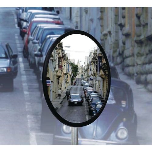 Specchio di sicurezza - Visibilità a 90° - Angolazione fino a 160° - Rotondo
