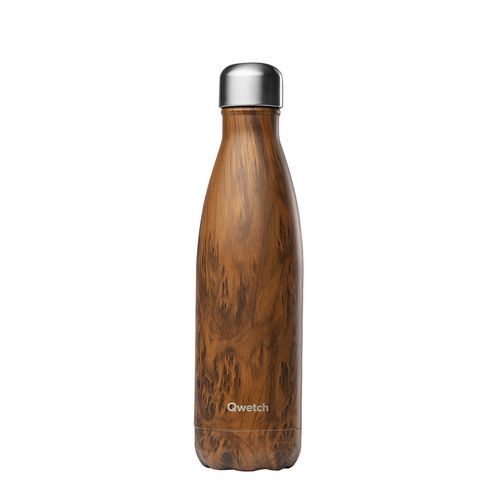 Bottiglia isotermica 500 mL legno - Qwetch