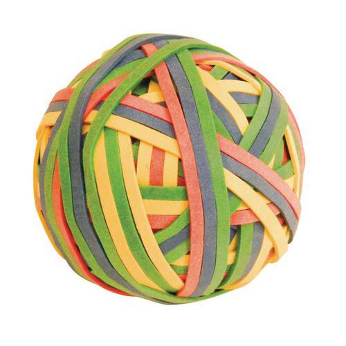Palla di 200 elastici in gomma - Colori assortiti
