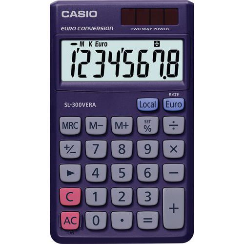 Calcolatrice tascabile - SL-300VERA - 8 cifre - Casio