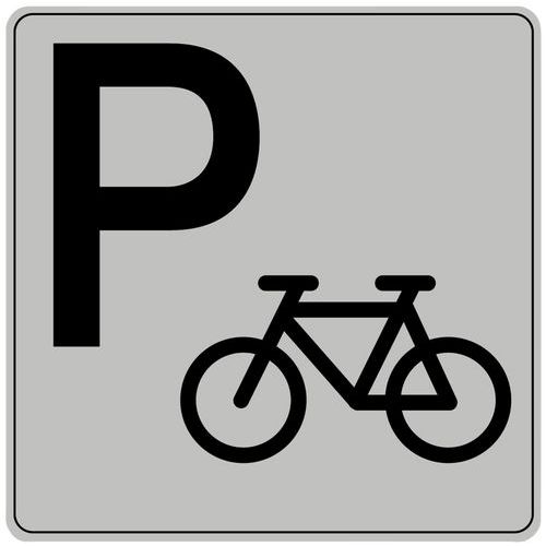 Pittogramma in polistirene ISO 7001 - Parcheggio per biciclette