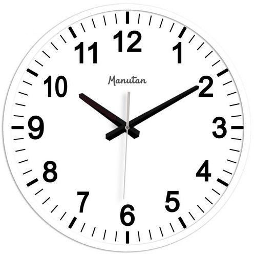 Orologio analogico da parete al quarzo Ø 40 cm - Manutan Expert