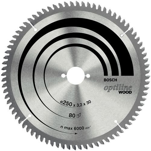 Lama per sega radiale per tagli obliqui Optiline Wood - Ø 216 mm - Alesaggio Ø 30 mm