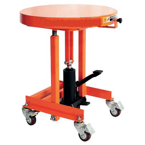 Tavola con pianale girevole 200 kg