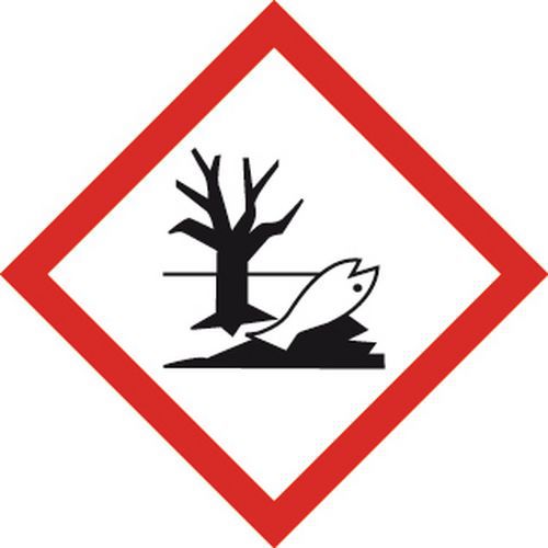 Cartello di pericolo CLP - Pericoloso per l'ambiente