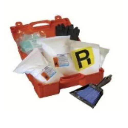 Kit di emergenza trasportabile in caso di perdite di acido solforico