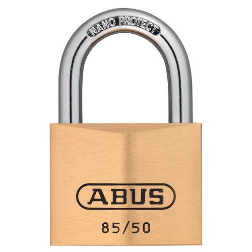 Lucchetto di sicurezza Abus serie 85 per chiave passe-partout - Universale 2 chiavi - 50mm