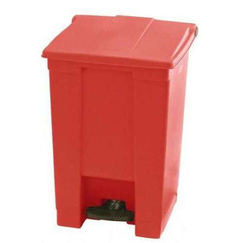 Pattumiera a pedale Step-on - Rosso - 45 L - Rubbermaid