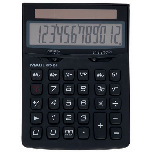 Calcolatrice da ufficio ECO 850 - 12 tasti - Maul