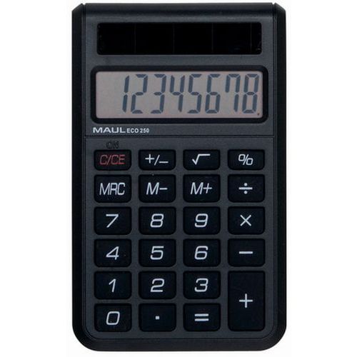 Calcolatrice tascabile ECO 250 - 8 tasti - Maul