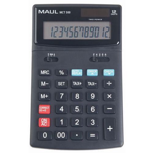 Calcolatrice da ufficio MCT 500 - 12 tasti - Maul