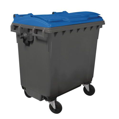 Cassonetto per rifiuti con 4 rotelle - 770L - Mobil Plastic