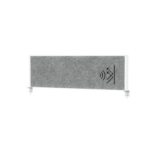 Separatore per scrivania fonoassorbente Connecto 160x50 - Maul