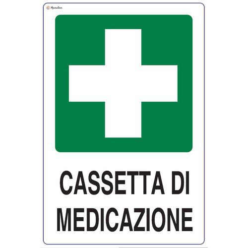 Cartello di emergenza - Cassetta di medicazione