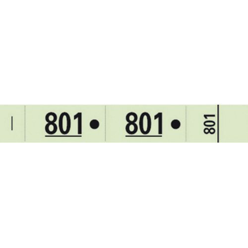 Blocchetto 50 bigliettini guardaroba numerati e suddivisi in 3 sezioni