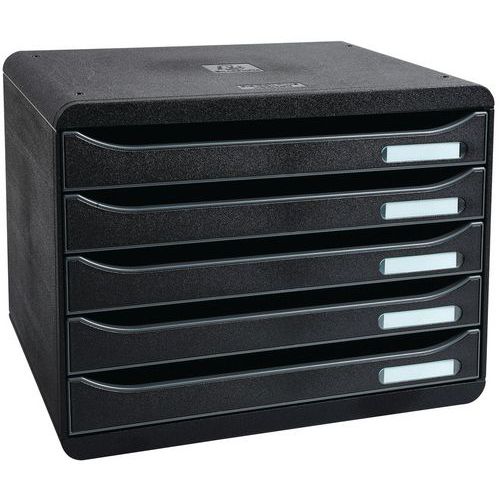 Portadocumenti singolo 5 cassetti orizzontale BIG-BOX PLUS