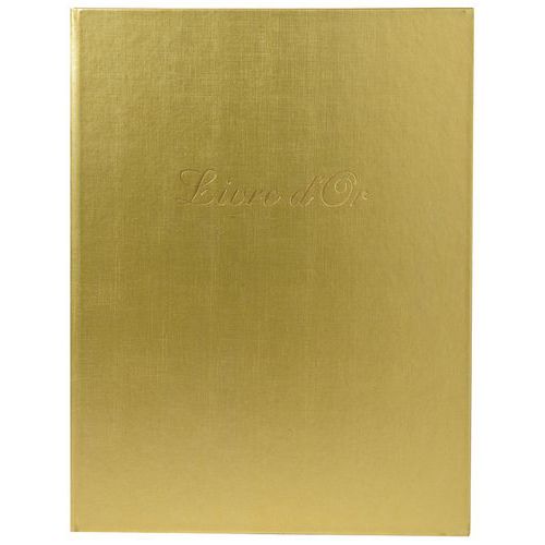 Libro degli ospiti Balacron con titolo 100 pagine bianche verticale