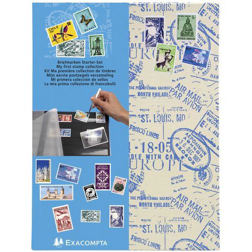 Kit filatelia Air Mail La Mia Prima Collezione di francobolli