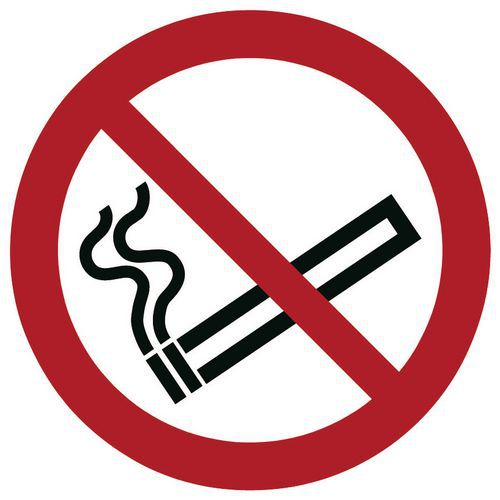Cartello di divieto - Vietato fumare - Rigido