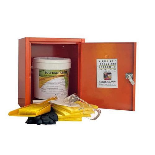 Armadio Solfonet - Kit d'emergenza per sversamento acido solforico 10 L