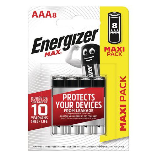 Pila Max AAA - Lotto da 8 - Energizer