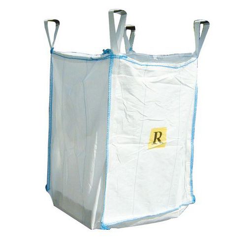 Big bag rifiuti pericolosi con liner 900x900xh 1200 mm - fondo chiuso