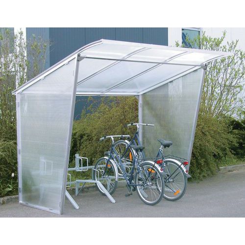 Protezione per riparo per biciclette con tetto inclinato - Laterale sinistra