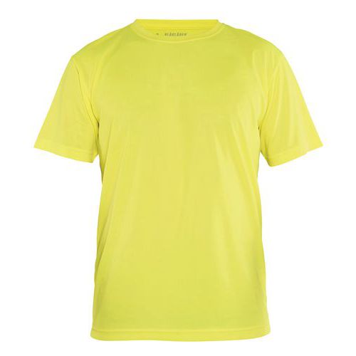 T-shirt tecnica anti-UV giallo fosforescente