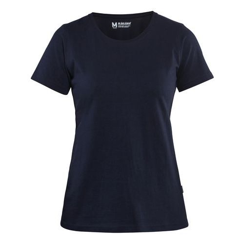 T-shirt da donna blu marino