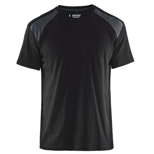 T-shirt nero/grigio scuro