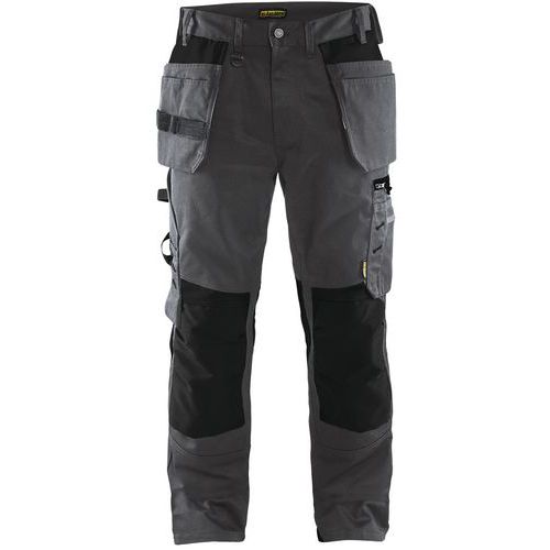 Pantaloni da artigiano grigio scuro/nero