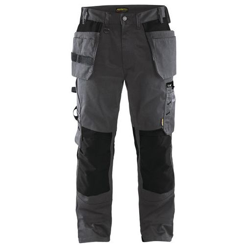 Pantaloni da artigiano grigio scuro/nero