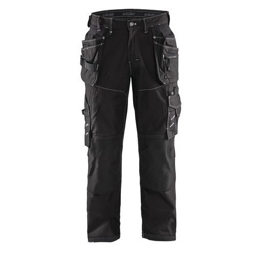 Pantaloni x1900 per artigiano in Cordura® Nyco neri