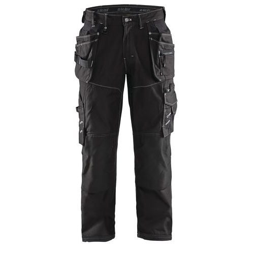 Pantaloni x1900 per artigiano in Cordura® Nyco neri