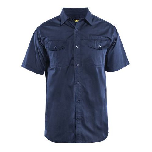 Twill shirt Blu marino