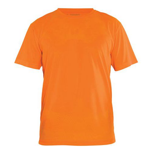 T-shirt tecnica anti-UV arancione fosforescente