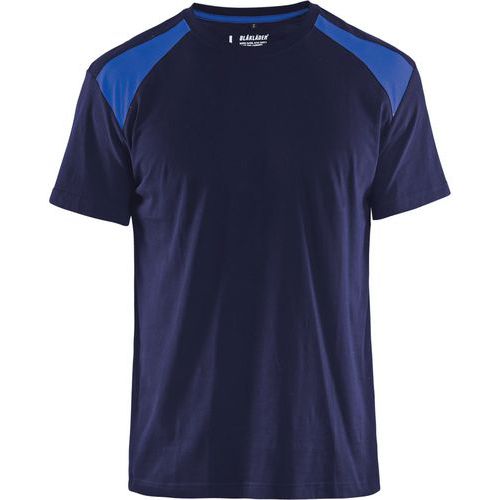 T-shirt  Blu marino/blu fiordaliso