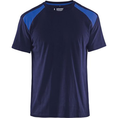T-shirt  Blu marino/blu fiordaliso