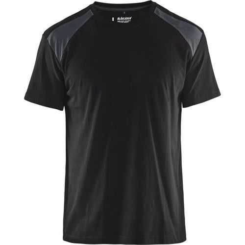 T-shirt nero/grigio scuro