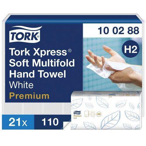 Asciugamani Premium H2 intercalati - Tork